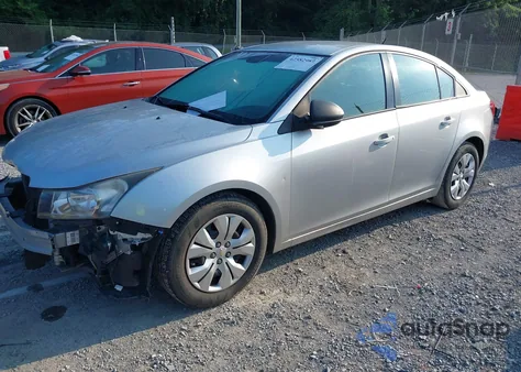 2014 Chevrolet Cruze Ls Manual from USA, damaged, VIN 1G1PB5SG2E7272993